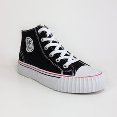 Center Kids High-Top Black/White